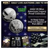 2008 U.S. Mint American Legacy Collection Set 15 C