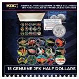 Tropical Fish Freshwater Aquarium 15 Piece Coloriz