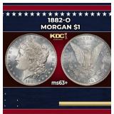 1882-o Morgan Dollar $1 Grades ms63+