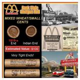 Lincoln Wheat Cent 1c Mixed Roll Orig Brandt McDon