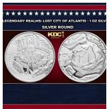 Legendary Realms: Lost City of Atlantis - 1 oz Sil