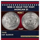 1898-o Morgan Dollar Near Top Pop! $1 ms67 SEGS