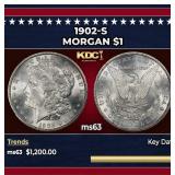1902-s Morgan Dollar $1 ms63 USCG