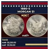 1880-s Morgan Dollar $1 ms67+ SEGS