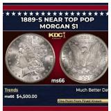 1889-s Morgan Dollar Near Top Pop $1 ms66 SEGS