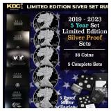 2019-2023 5 Year Set of Limited Edition Silver Pro