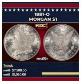 1881-o Morgan Dollar $1 ms65+ SEGS
