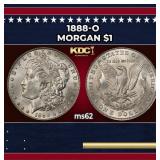 1888-o Morgan Dollar $1 Grades ms62