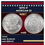 1879-p Morgan Dollar $1 ms66 SEGS