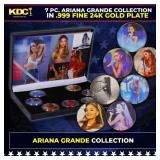 7 Coin Ariana Grande 24k Gold Plated Round Collect
