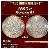 1899-p Morgan Dollar $1 ms65+ SEGS