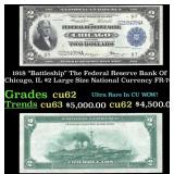 1918 $2 Large Size National Currency "Battleship"