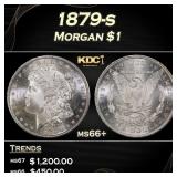 1879-s Morgan Dollar $1 ms66+ SEGS