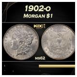 1902-o Morgan Dollar $1 Grades ms62