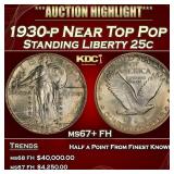 1936-d Mercury Dime TOP POP! 10c ms68+ fsb SEGS