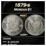 1879-s Morgan Dollar $1 ms66+ SEGS