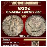 1930-s Standing Liberty Quarter 25c ms66+ fh SEGS