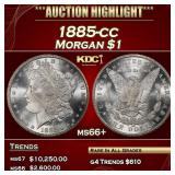 1880-p Morgan Dollar Near Top Pop $1 ms66+ SEGS