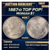 1887-o Morgan Dollar TOP POP! $1 ms66+ SEGS