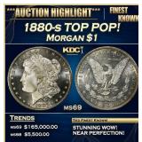 1880-s Morgan Dollar TOP POP! $1 ms69 SEGS