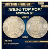 1885-o Morgan Dollar TOP POP! $1 ms68 SEGS