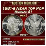 1881-s Morgan Dollar Near Top Pop $1 ms68+ SEGS