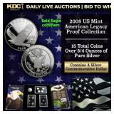 2008 U.S. Mint American Legacy Collection Set 15 C