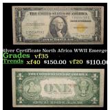 1935A $1 Silver Certificate North Africa WWII Emer
