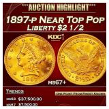 1897-p Gold Liberty Quarter Eagle Near Top Pop $2