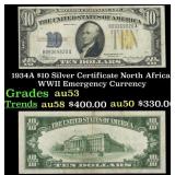 1934A $10 Silver Certificate North Africa WWII Eme