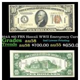 1934A $10 FRN Hawaii WWII Emergency Currency Grade