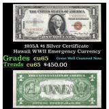 1935A $1 Silver Certificate Hawaii WWII Emergency