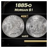 1885-o Morgan Dollar $1 Grades ms63