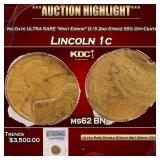 PCGS No Date ULTRA RARE *Mint Error* D/S 2nd Strik