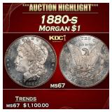 1880-s Morgan Dollar $1 ms67 SEGS