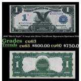 1899 $1 large size Silver Certificate "Black Eagle