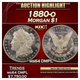 1880-o Morgan Dollar $1 ms64 DMPL SEGS