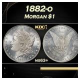 1882-o Morgan Dollar $1 Grades ms63+