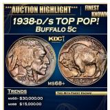 1929-s Buffalo Nickel TOP POP! 5c ms67+ SEGS