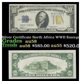 1934A $10 Silver Certificate North Africa WWII Eme