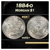 1884-o Morgan Dollar $1 Grades ms62+