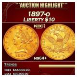 1897-o Gold Liberty Eagle $10 ms64+ SEGS
