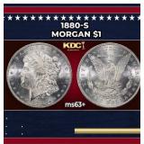 1880-s Morgan Dollar $1 Grades ms63+