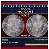 1900-s Morgan Dollar $1 ms64 pl SEGS