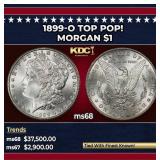 1899-o Morgan Dollar TOP POP! $1 ms68 SEGS