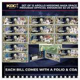 Set of 12 Apollo Missions NASA Space Program Offic