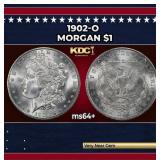 1902-o Morgan Dollar $1 Grades ms64+