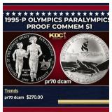 1995-p Olympics Paralympics Proof Modern Commem Do