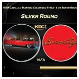 1959 Cadillac Biarritz Colorized Style - 1 oz Silv