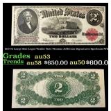 1917 $2 Large Size Legal Tender Note Thomas Jeffer